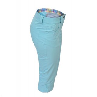 Tony Trevis Damen Golf Capri Hose, hellblau