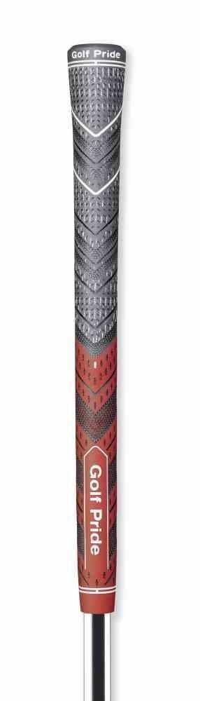 Golf Pride MCC Cord Plus4 Griff, STANDARD, grau/rot