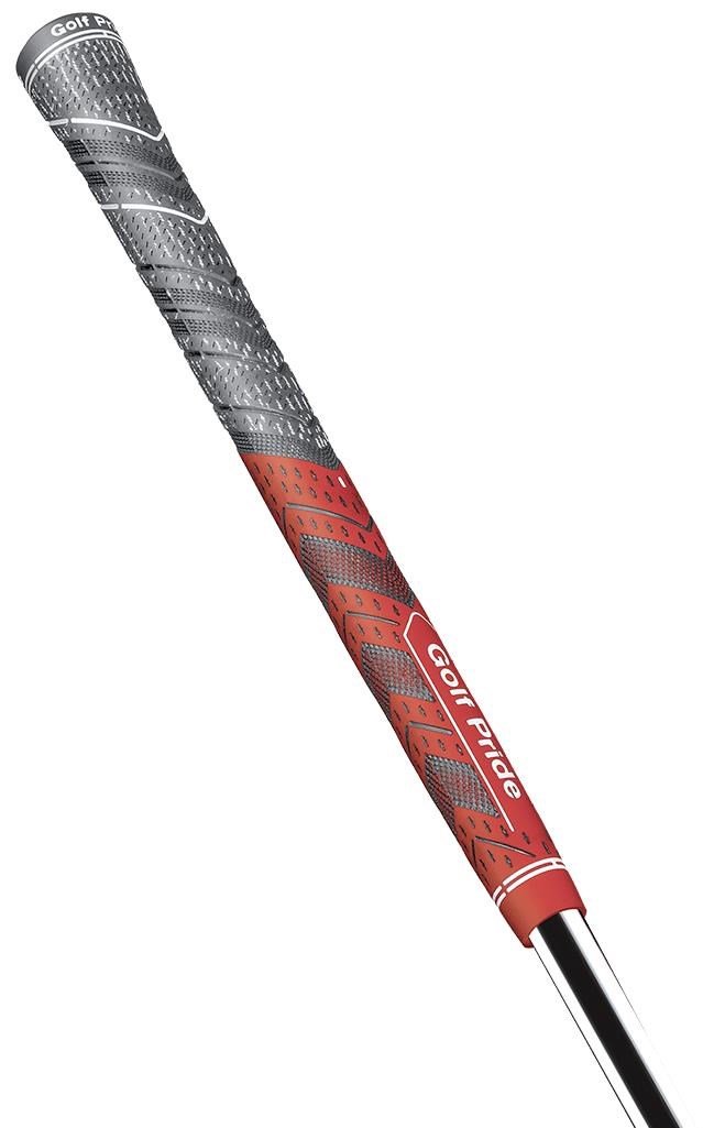 Golf Pride MCC Cord Plus4 Griff, STANDARD, grau/rot