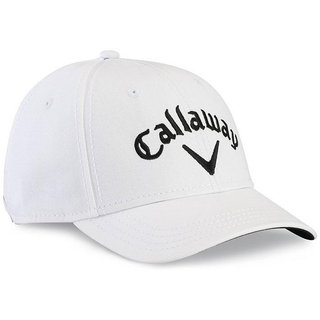 Callaway Side Crested Herren Golf Cap, weiss