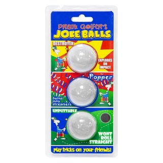 Longridge Prank Golfer's Joke Balls (3 Bälle)