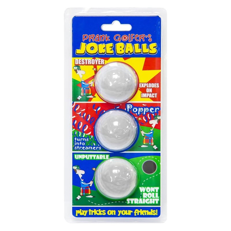 Longridge Prank Golfer's Joke Balls (3 Bälle)