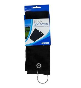 Golf Handtuch Longridge Trifold - schwarz