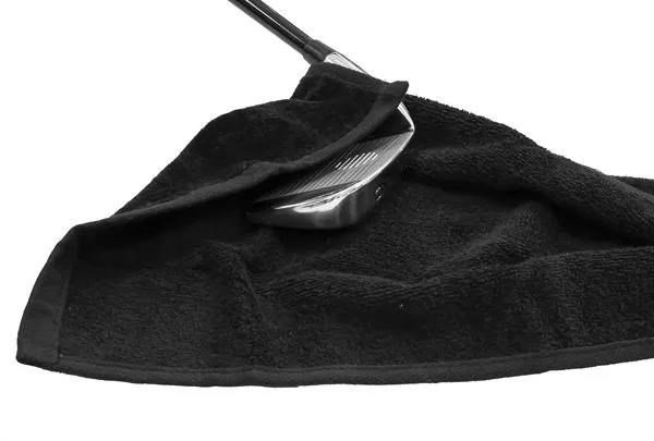Golf Handtuch Longridge Trifold - schwarz