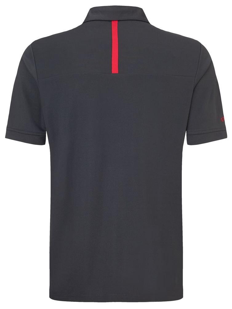 Callaway Asymmetric Herren Golf Polo, schwarz