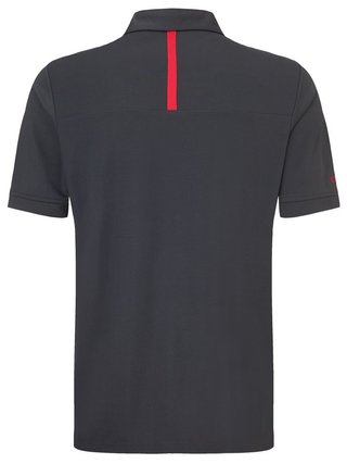 Callaway Asymmetric Herren Golf Polo, schwarz