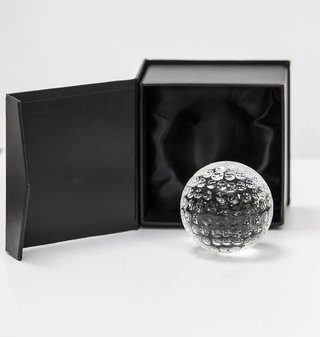 Longridge Briefbeschwerer Golfball aus Glas