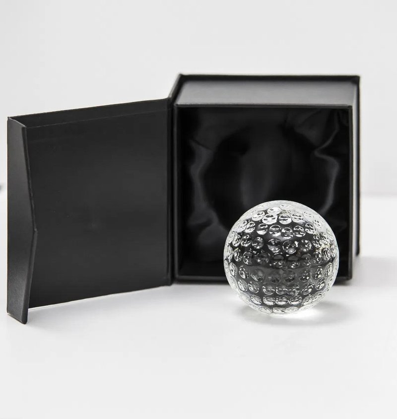 Longridge Briefbeschwerer Golfball aus Glas