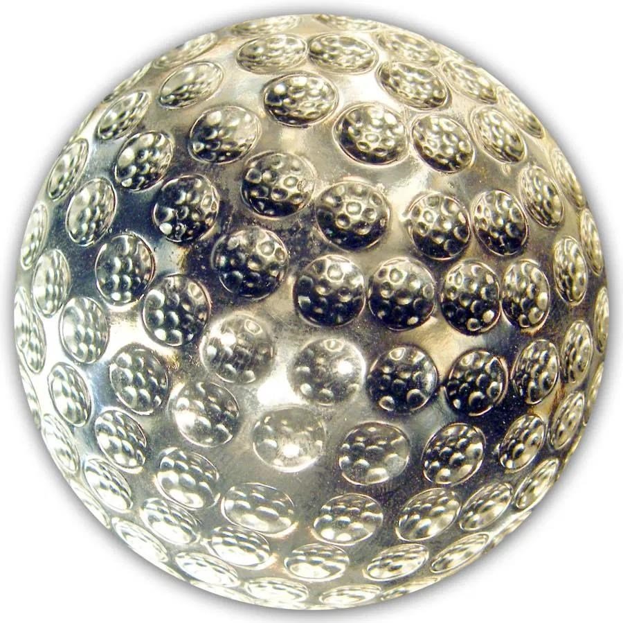 Longridge Briefbeschwerer Golfball aus Glas