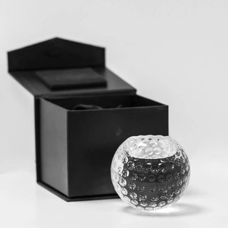 Kerzenleuchter aus Glass, Golfball