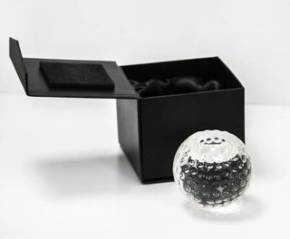 Kerzenleuchter aus Glass, Golfball