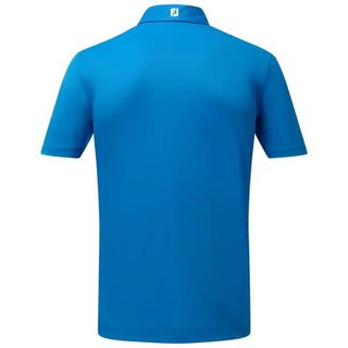 FootJoy Stretch Pique Solid Athletic Fit Herren Poloshirt, cobalt