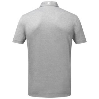 FootJoy Stretch Pique Solid Athletic Fit Herren polo, grau