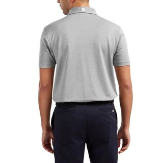 FootJoy Stretch Pique Solid Athletic Fit Herren polo, grau
