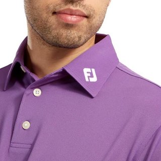 FootJoy Stretch Pique Solid herren polo, lila