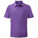FootJoy Stretch Pique Solid herren polo, lila