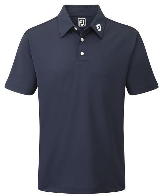FootJoy Stretch Pique Solid Athletic Fit Herren Poloshirt, dunkelblau