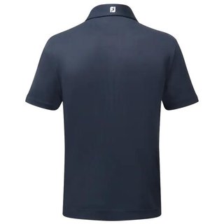 FootJoy Stretch Pique Solid Athletic Fit Herren Poloshirt, dunkelblau