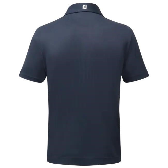 FootJoy Stretch Pique Solid Athletic Fit Herren Poloshirt, dunkelblau
