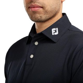 FootJoy Stretch Pique Solid Athletic Fit Herren Poloshirt, dunkelblau