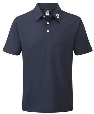 FootJoy Stretch Pique Solid Athletic Fit Herren Poloshirt, dunkelblau