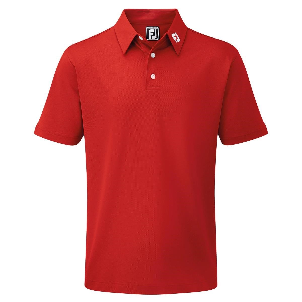 FootJoy Stretch Pique Solid Athletic Fit, rot