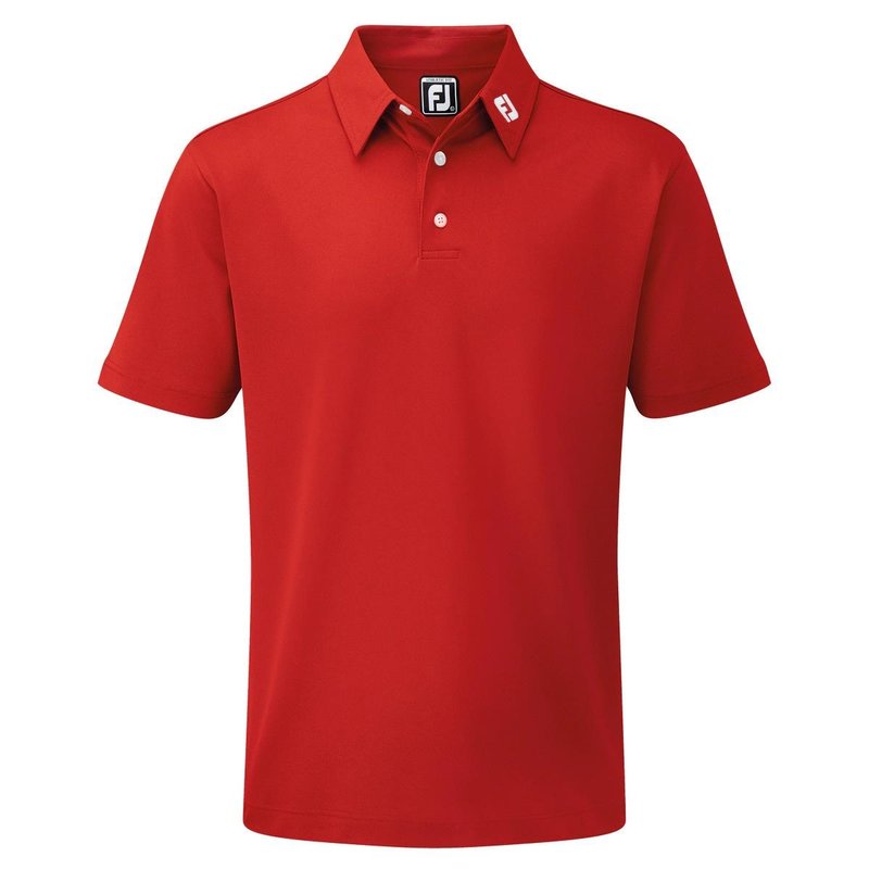 FootJoy Stretch Pique Solid Athletic Fit, rot