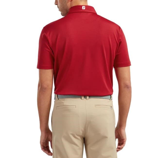 FootJoy Stretch Pique Solid Athletic Fit, rot