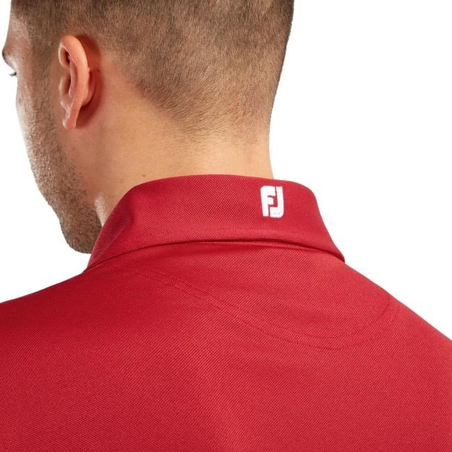 FootJoy Stretch Pique Solid Athletic Fit, rot