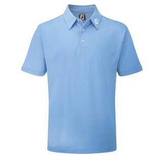FootJoy Stretch Pique Solid Athletic Fit Herren Poloshirt, blau