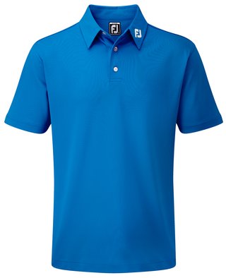 FootJoy Stretch Pique Solid Junior Poloshirt, blau