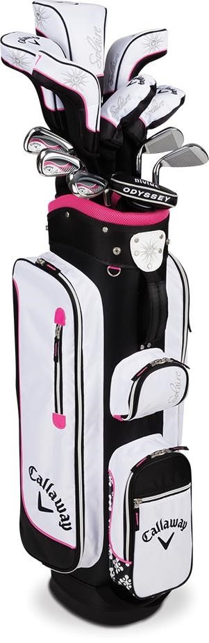 Callaway Solaire 16 Damen Golfset, Graphit, RH, rosa