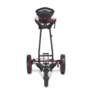Big Max Autofold FF Golf Trolley, schwarz/rot