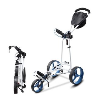 Big Max Autofold FF Golf Trolley, weiss/blau