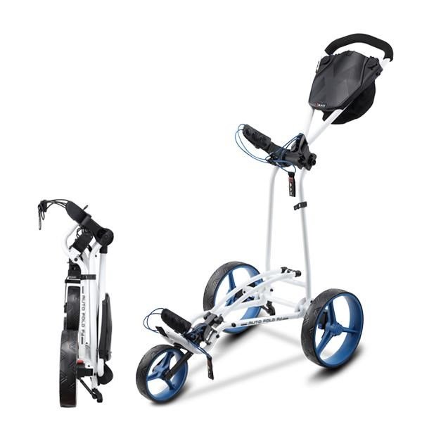 Big Max Autofold FF Golf Trolley, weiss/blau