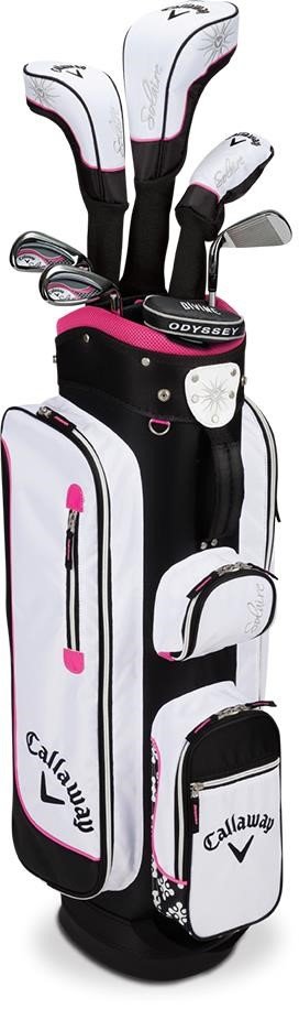 Callaway Solaire 16 Damen Halbsatz, Graphit, RH, rosa