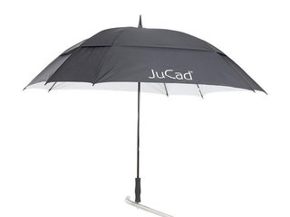 JuCad Golfschirm Windproof mit Schirmstift 68", schwarz