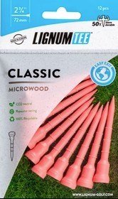 Lignum Tee Plastiktees 72mm, 12Stk., rosa