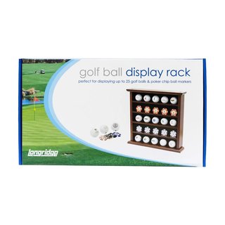 Longridge 25 Ball Wooden Display Rack Holzregal für 25 Golfbälle