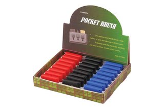 Schlägerbürste 3 in 1 - schwarz