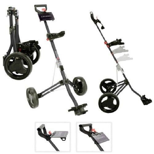 Legend Stowa TriFold 2-Rad Golf Trolley - schwarz