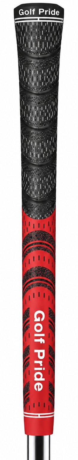 Golf Pride New Decade Multi-Compound Griff, STANDARD, schwarz/rot