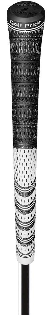 Golf Pride New Decade Multi-Compound Griff, STANDARD, weiß/schwarz