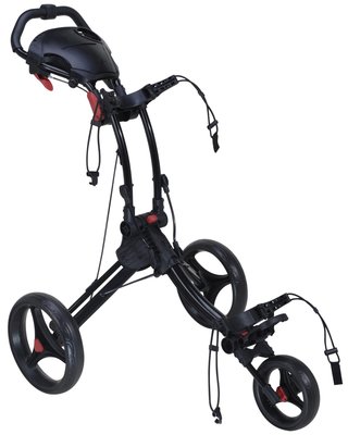 Spalding SP1 Dreirad Golf Trolley - schwarz