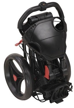 Spalding SP1 Dreirad Golf Trolley - schwarz