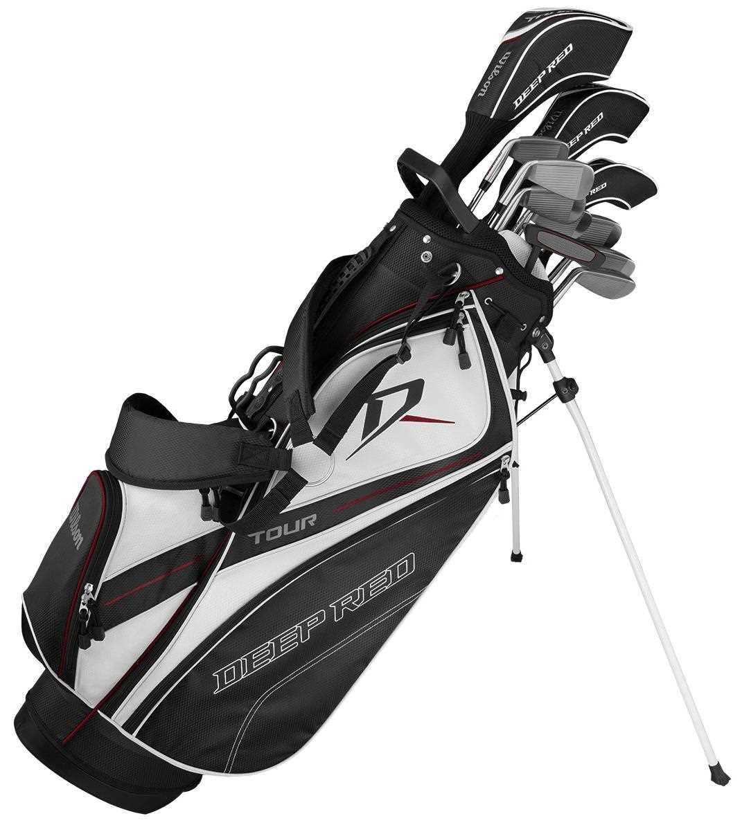 Wilson Deep Red Tour Herren Golfset, Stahl, RH