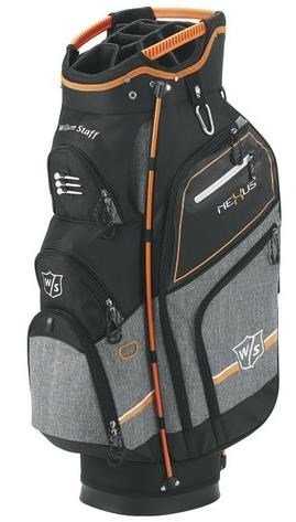 Wilson Staff neXus III Cart Bag, schwarz/orange