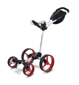 Big Max Blade Quattro Golf Trolley, weiss/rot