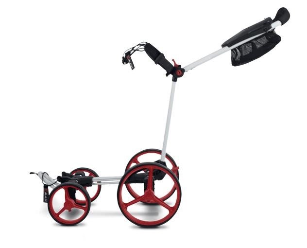 Big Max Blade Quattro Golf Trolley, weiss/rot