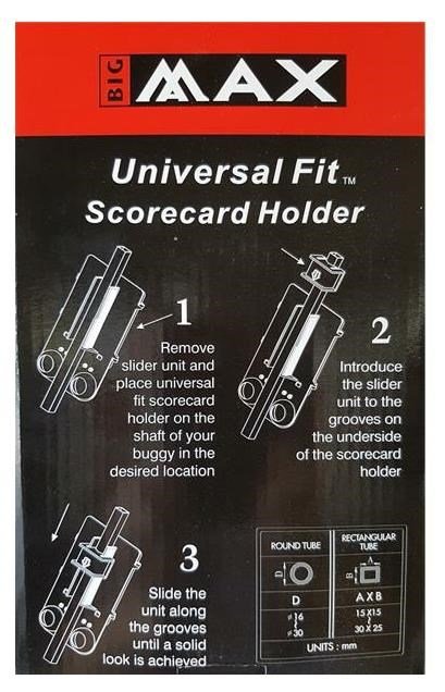 Big Max Universal Scorekartenhalter
